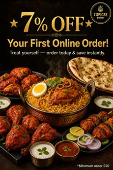 7% Off First Online Order